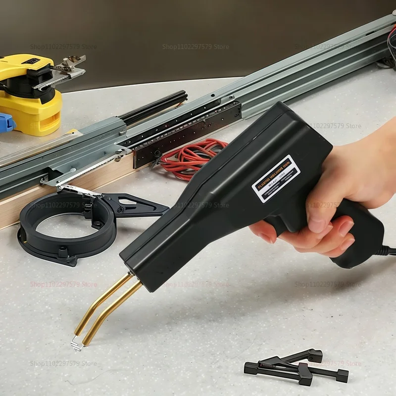 ماكينة لحام البلاستيك سيارة الوفير لحام بندقية 4 أنواع ستابلز لإصلاح المصد/منتج البلاستيك
