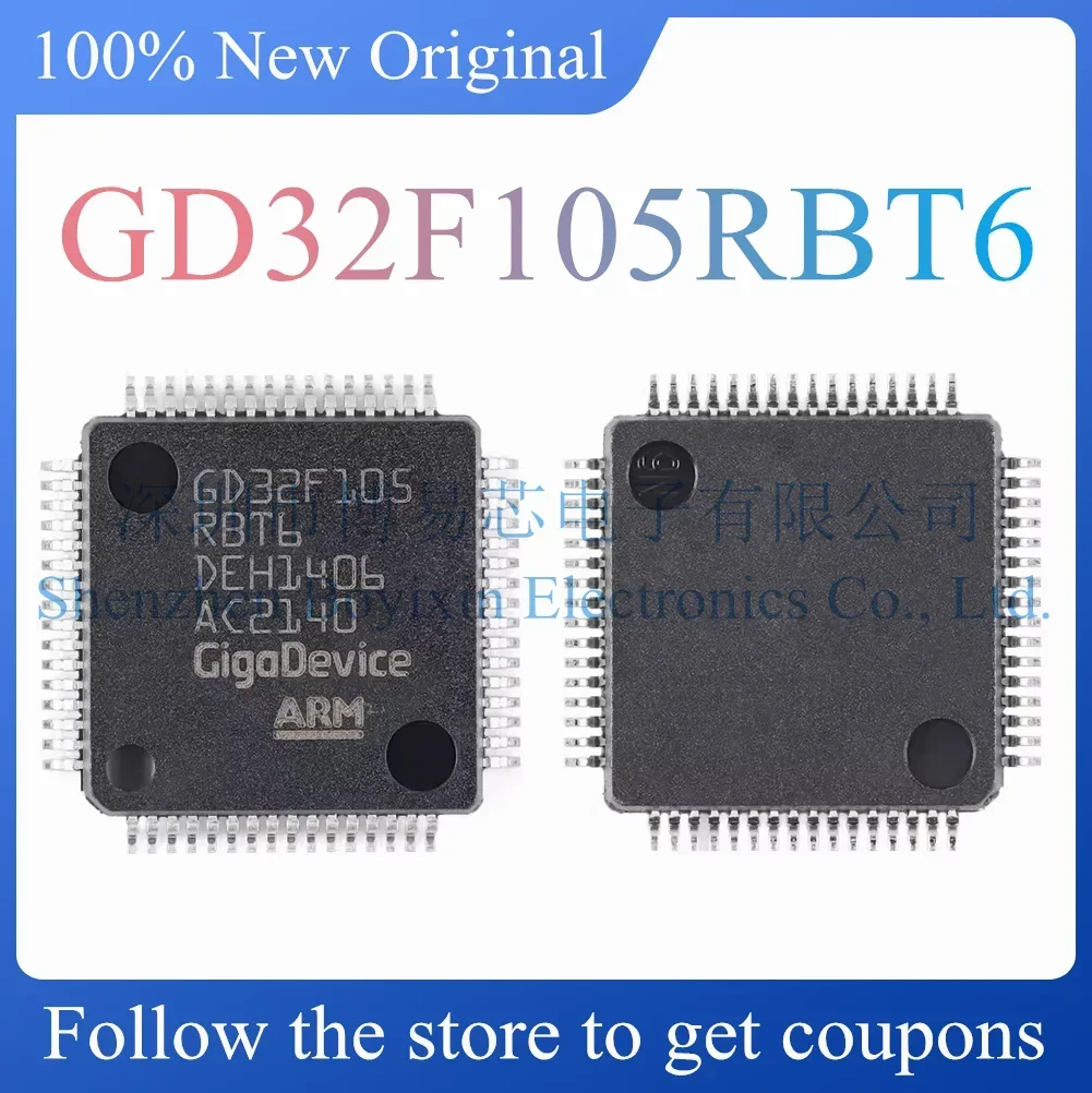 

NEW GD32F105RBT6 Original Product LQFP-64