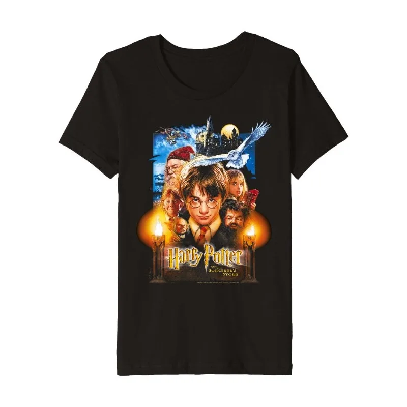 الصيف الساخن بيع هاري بوتر والفيلسوف الحجر المشارك قسط تي شيرت، للجنسين جولة الرقبة قصيرة الأكمام تي شيرت