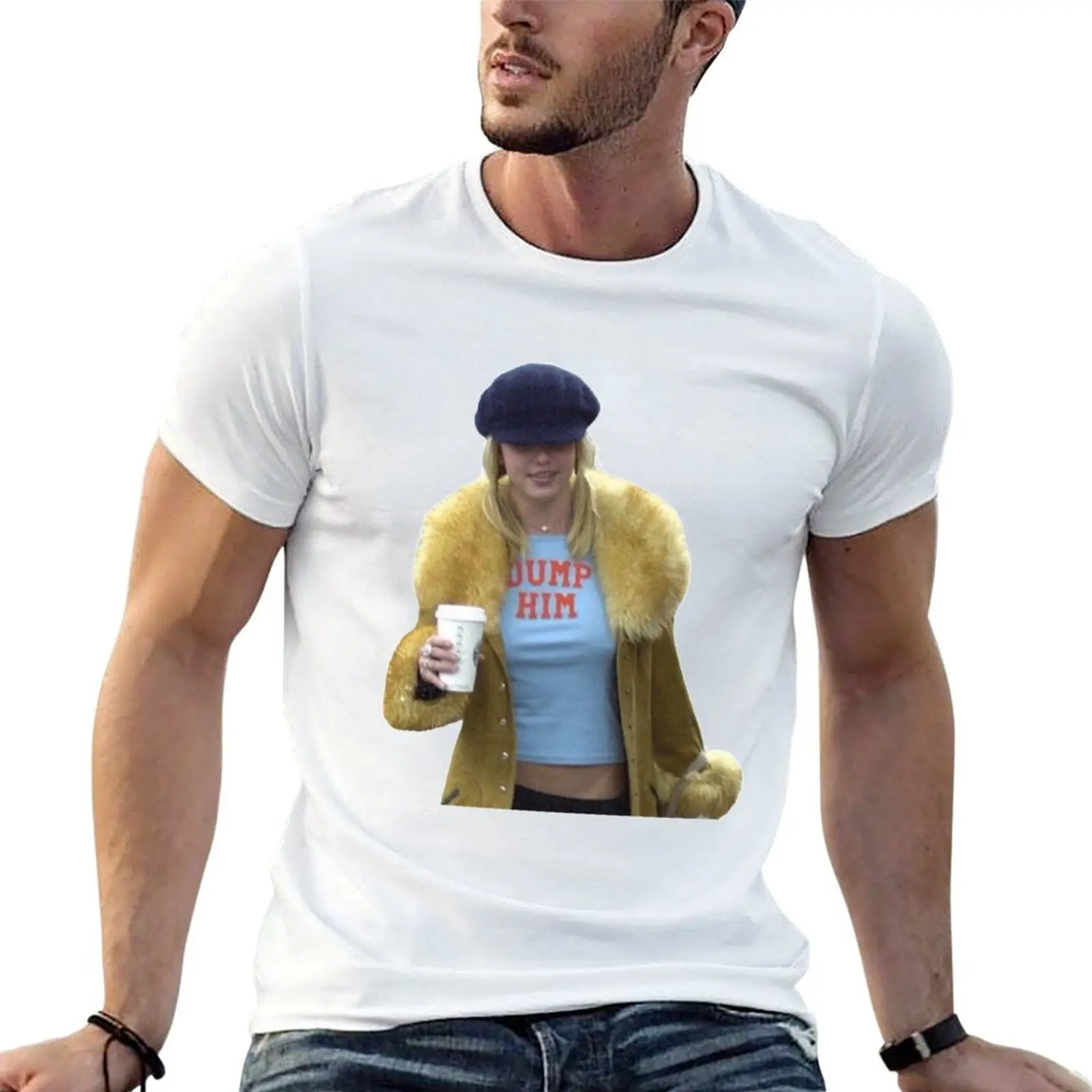 

britney dump him T-Shirt man tshirt t shirt custom print T-Shirt
