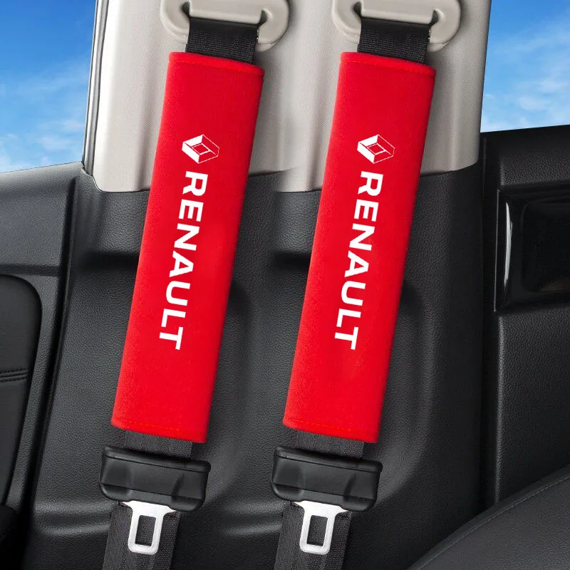 Car Seat Belt Cushion Strap Cover Cushion Strap Safety Shoulder For Renault Grand Scenic 4 XMOD Megane Clio 4 Laguna 2 3 Coupe view 2