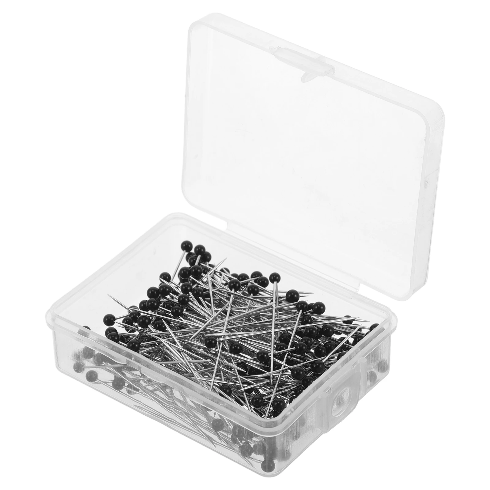

250 Pcs Sewing Needle Glass Head Pins Embroidery Supplies Hand Knitting Needles Bracelet for Beads Decorative