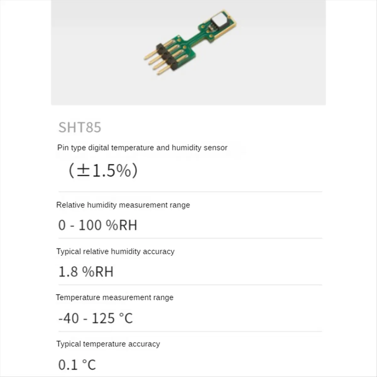 abgn-sht85-85-dip4-temperature-and-humidity-sensor-module