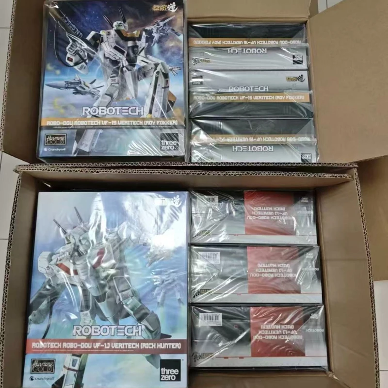 En Stock, Figuras de Acción Threezero Macross Robotech VF-1J VF1J Rick Hunter VF-1S VF1S Roy Focker 1/60, Juguete Coleccionable de Regalo