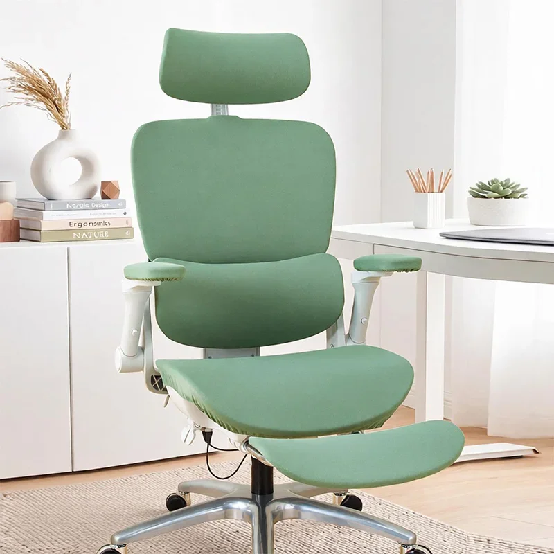 7-Piece Set Ergonomic Office Chair Slipcover Dynamic Human Machine Engineering Elastic Protector Cover Footrest Cover included