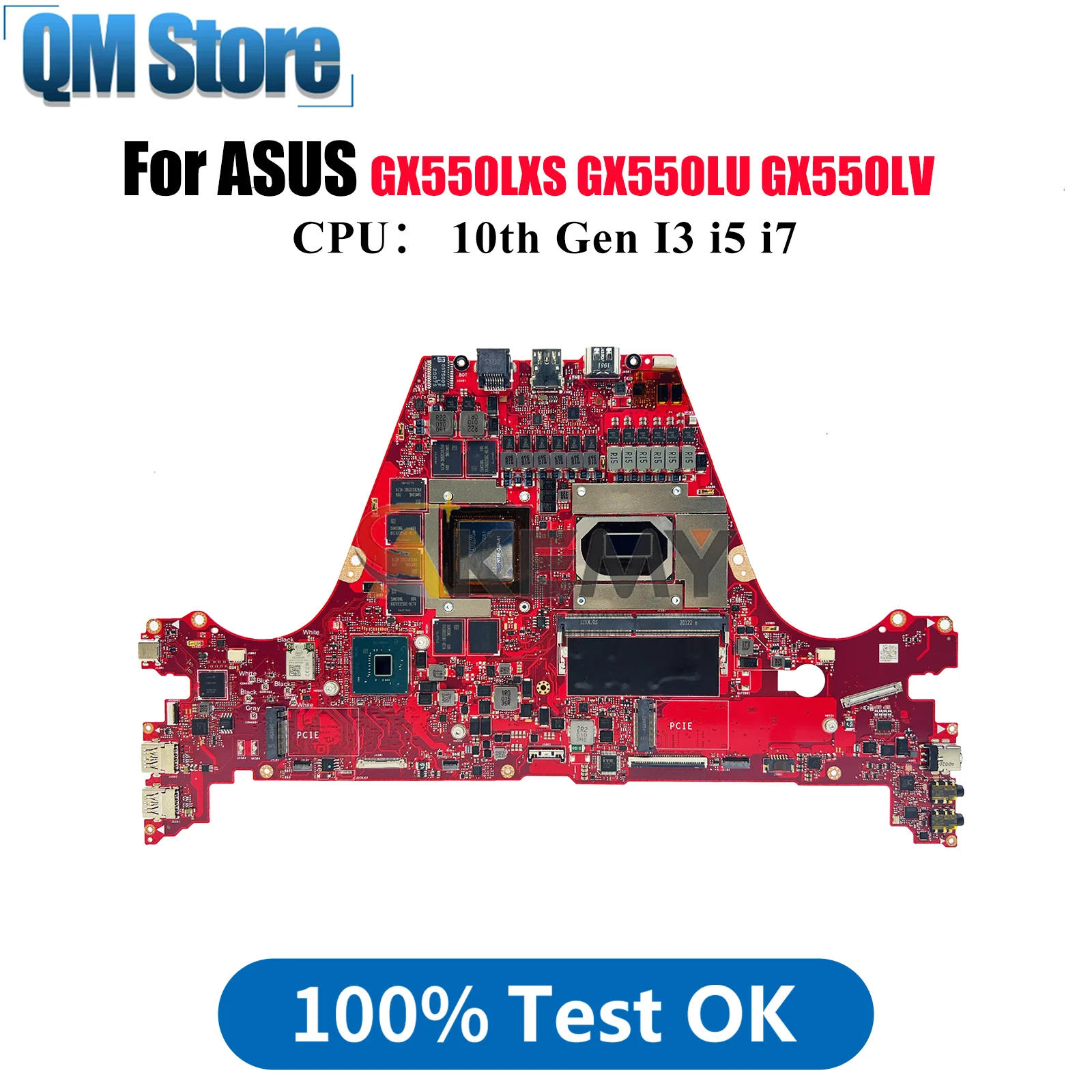 

GX550LXS Laptop Motherboard For ASUS ROG Zephyrus Duo GX550LW GX550 GX550LU GX550LS GX550LV GX550LXS Mainboard 10th Gen I3 i5 i7