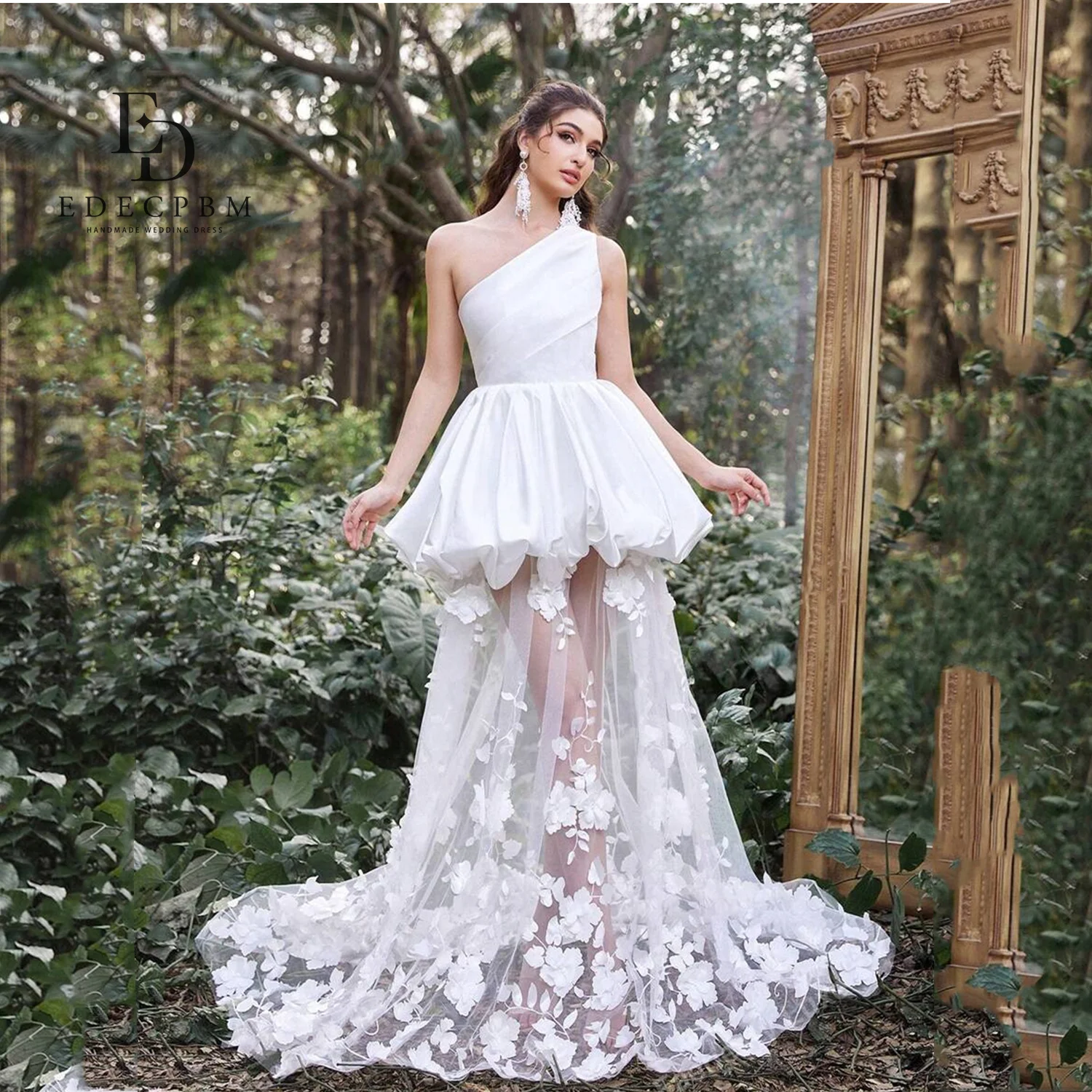 

EDECPBM Customized New in Dresses for Special Occasions فساتين سهرة Women's Prom Dress 2025 Vestidos De Festa 3D Flowers Evening