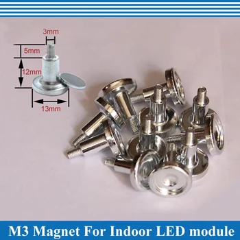 50 teile/los M3 Zylinder magnet für Indoor Volle-farbe LED display modul