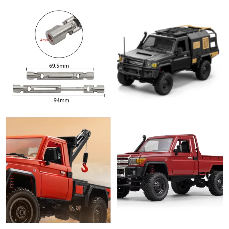 Metal Drive Shaft MN 1/12 MN82T LC79 MN82S MN82Pro MN82 MN168 MN78 Remote Control Car Middle Shaft Parts