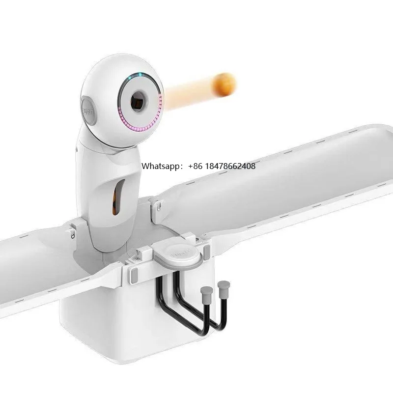 رخيصة الثمن آلة تدريب تنس الطاولة 3-Wheel Drive Pingpong Robot Launching Machine مع التحكم الذكي في التطبيقات #1