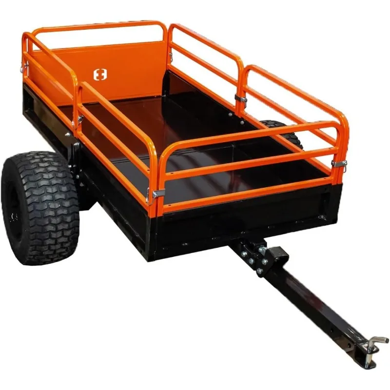 Impact Implements Heavy Duty 1500lb Utility Cart Cargo Trailer .  UTV and Lawn & Garden Tractors