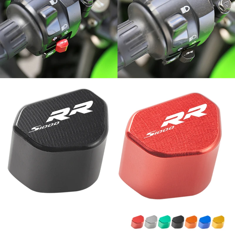 

CNC Aluminum Motorcycle Switch Button Turn Signal Switch Key Cap For BMW S1000RR S 1000RR S1000 RR All Years Accessories