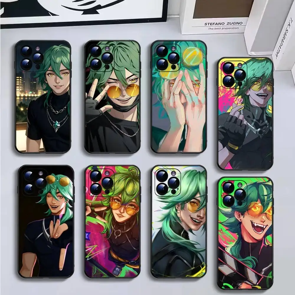 

Ezreal H-Heartsteel Phone Case For iPhone16,15,14,13,12,11 Plus,Pro Max,XS,X,XR,SE,Mini,8,7,Soft Black Cover