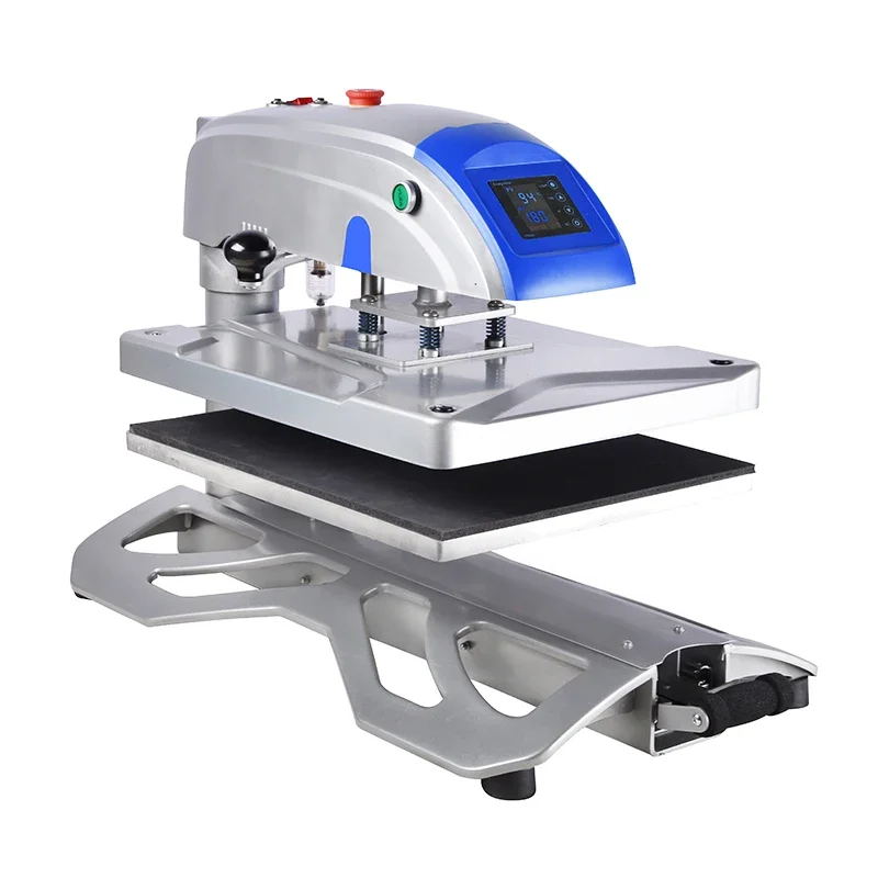 New Design 16x20 Pneumatic Swing Away Slide Out T-shirt Printing Sublimation Heat Press Machine Heat Transfer Machine