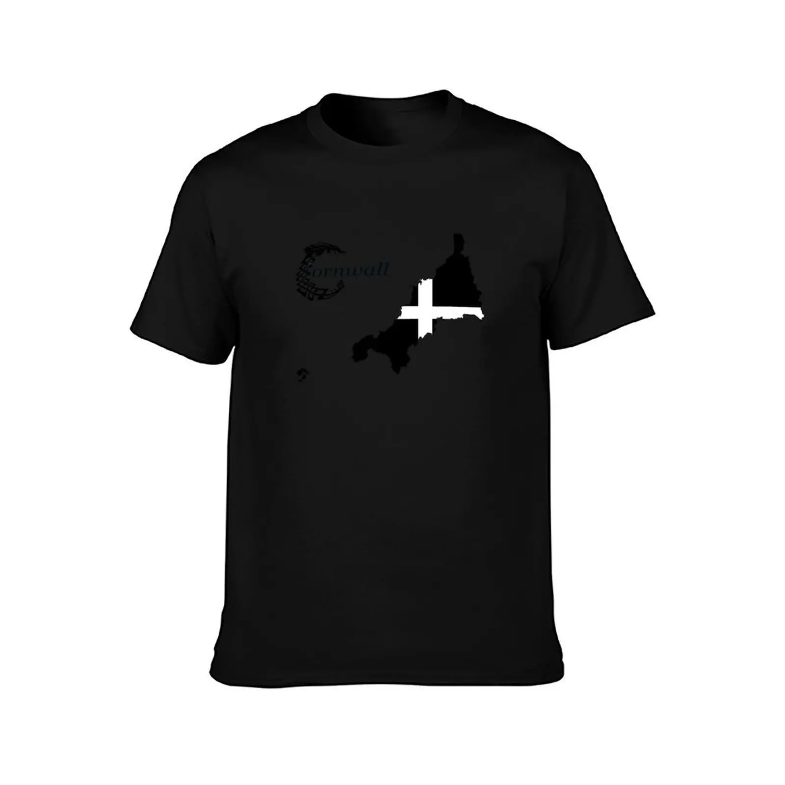 Cornwall of St Piran T-Shirt, Summer Casual Cotton Tee, Oversized Streetwear Tops, Vintage Graphic Print, Loose Fit Short Sleeve