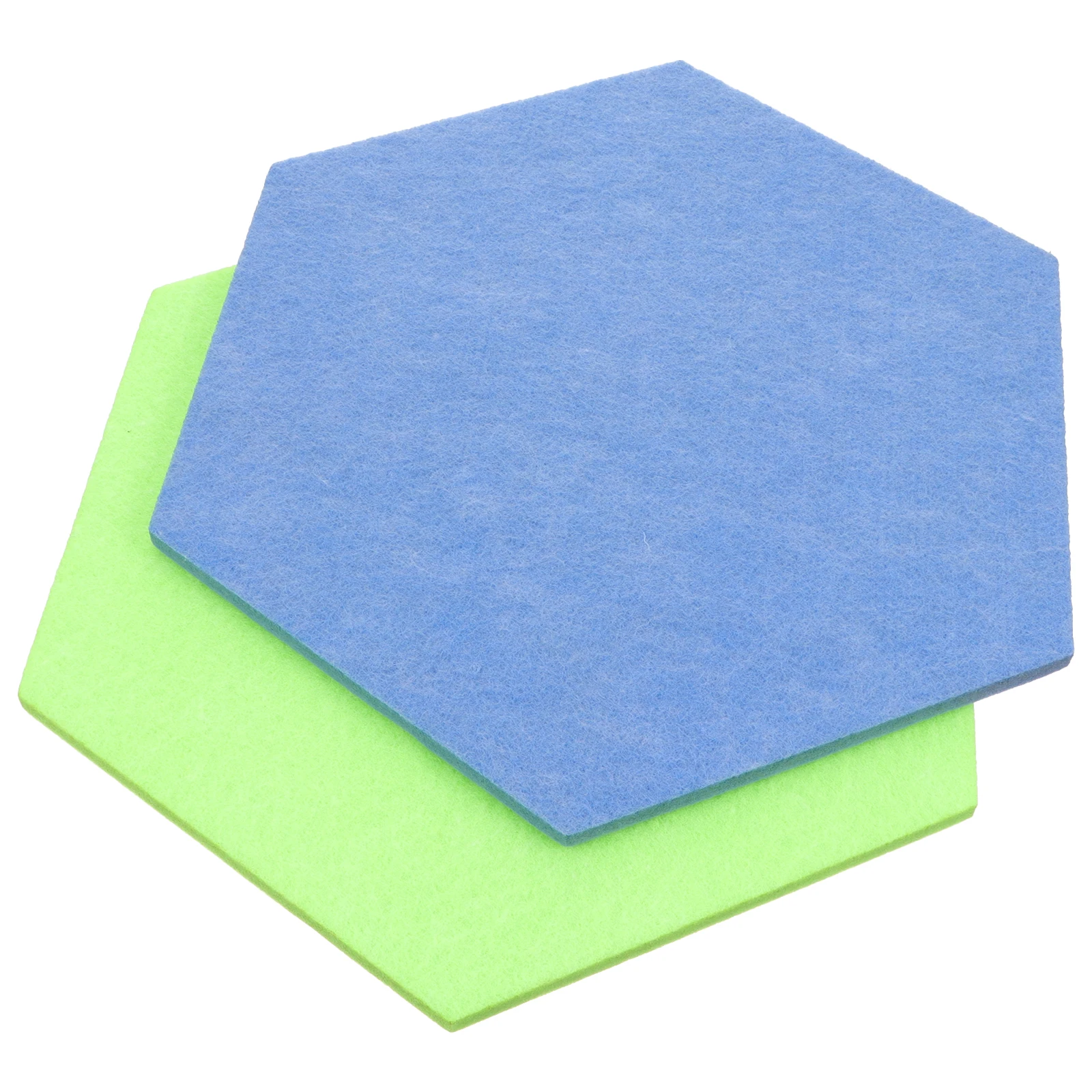 2pcs Hexagon Message Board Felt Wall Sticker Display Panel Photo Home Tiles Practical Multi Functional Decor