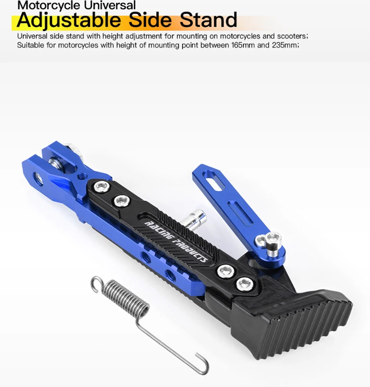 18-24 CM Universeller Motorrad-Seitenständer Verstellbarer Parkständer Halterung Seitenstütze für Dirt Bike Motorrad Zubehör – Detail 2