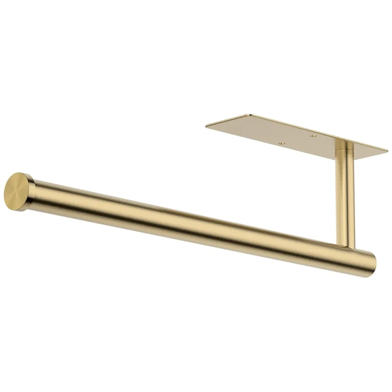 

AT19-держатель для бумажных полотенец под шкафом, самоклеящийся, без сверления, нержавеющая сталь, настенный для кухни, дома, автофургона