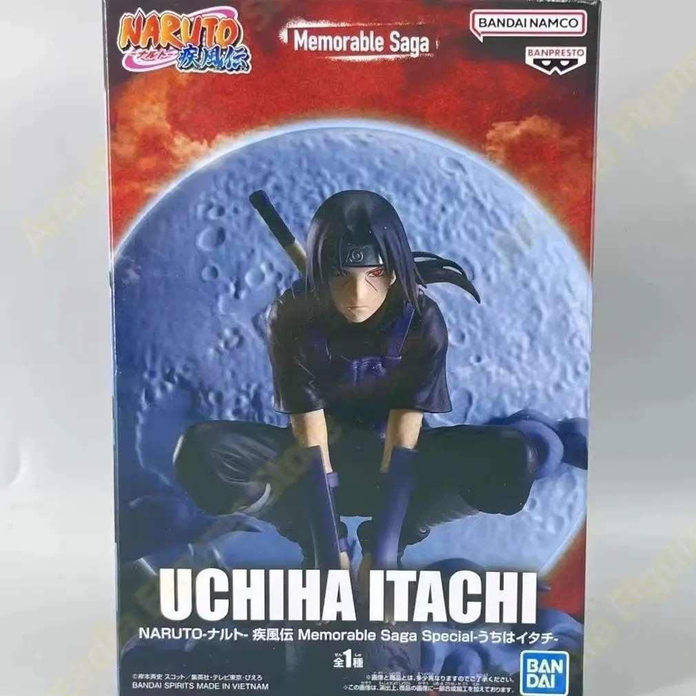 [Auf Lager] Original BANPRESTO Memorable Saga NARUTO Uchiha Itachi PVC Anime Figuren Actionfigur Modell Sammlung Puppe Spielzeug Geschenk