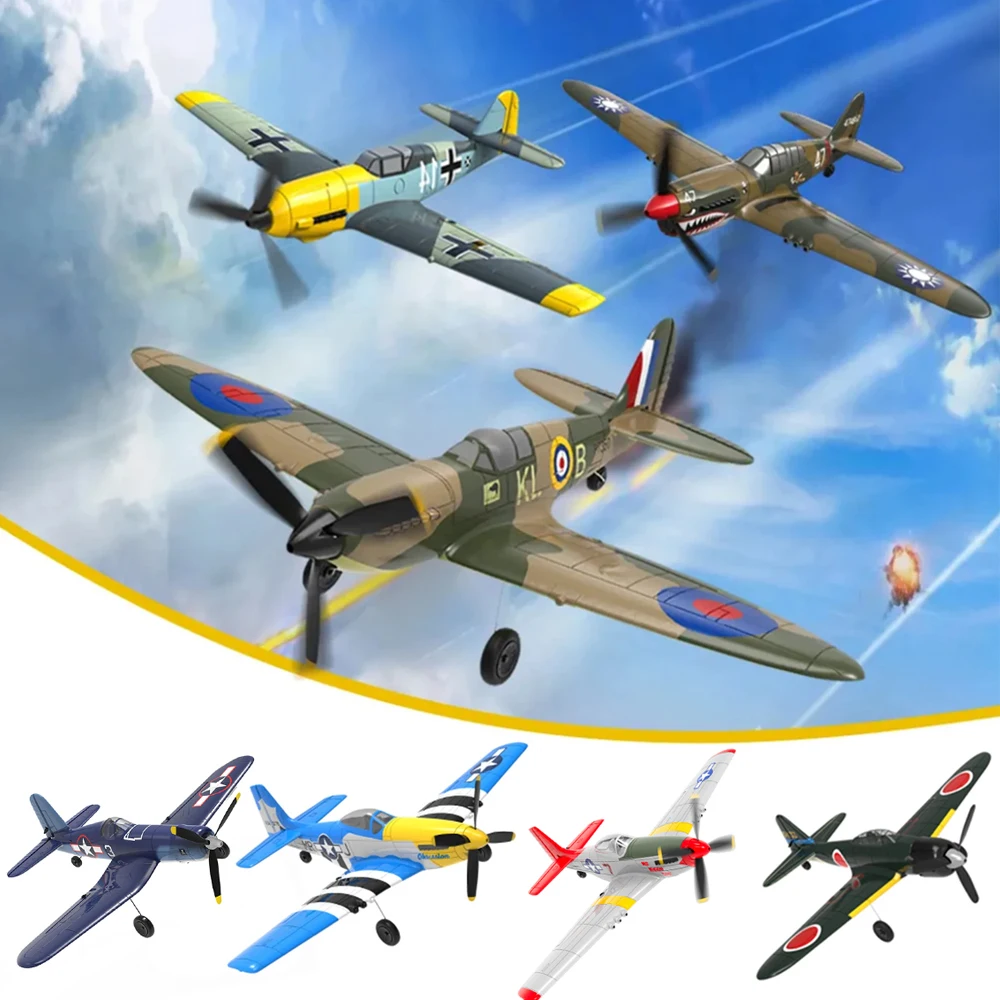 

Volantex RC Plane P51D Mustang/F4U Pirate/Spitfire/P40/Zero,Remote-Controlled Aircraft Suitable For Adults And Childr Toys