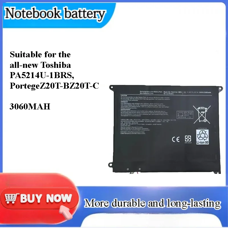[PA5214U-1BRS] for Toshiba Portege Z20T-B Z20T-C Notebook Battery High Capacity Replacement