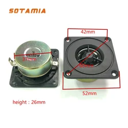 SOTAMIA 2Pcs 2 Inch Portable Tweeter HiFi Speakers Audio 8 Ohm 10W Loudspeaker DIY Home Theater Music Sound Amplifier Speaker