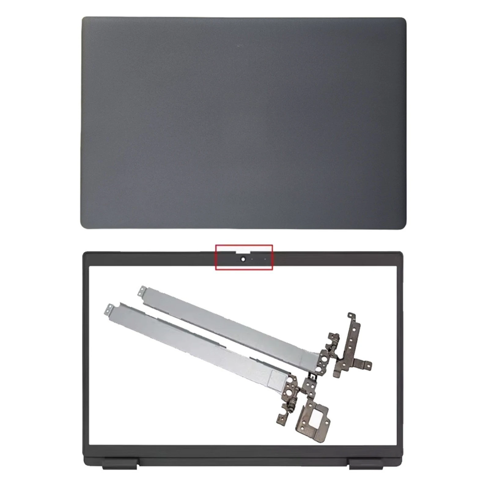 

New For Dell Latitude 15 3520 E3520 P108F Back Cover+Bezel+Hinges 017XCF 0WXN5F