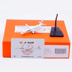 EW4190003 Alloy Collectible Plane Gift JC Wings 1:400 J-Air JAL Embraer 190-100STD Diecast Aircraft Jet Model JA252J With Stand