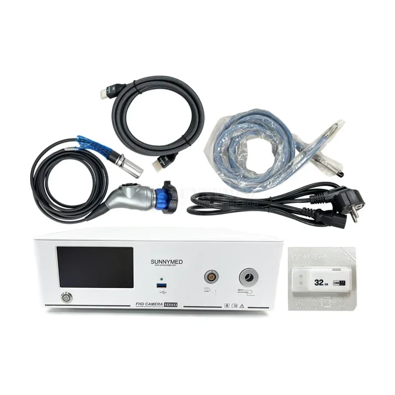 SY-PS048T 5인치 화면 및 광원 내시경 시스템을 갖춘 휴대용 풀 HD 4 in 1 데스크탑 내시경 카메라 시스템