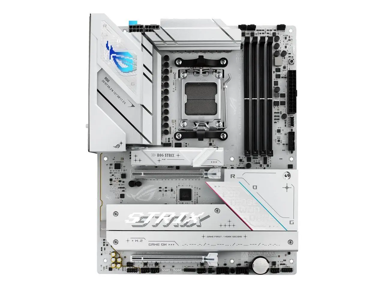 ASUS ROG STRIX B850-A GAMING WIFI R2 AMD AM5 B850 ATX motherboard with 14+2+1 power stages, DDR5 support with AEMP, WiFi 7, 4x M.2, PCIe 5.0 x16, USB 20Gbps Type-C, ASUS AI Advisor, AI Networking II