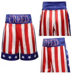 Adonis Creed Cosplay Shorts Adult Men Boxing Short Pants Sportwear Costume Outfits Halloween Carnival Party Suit