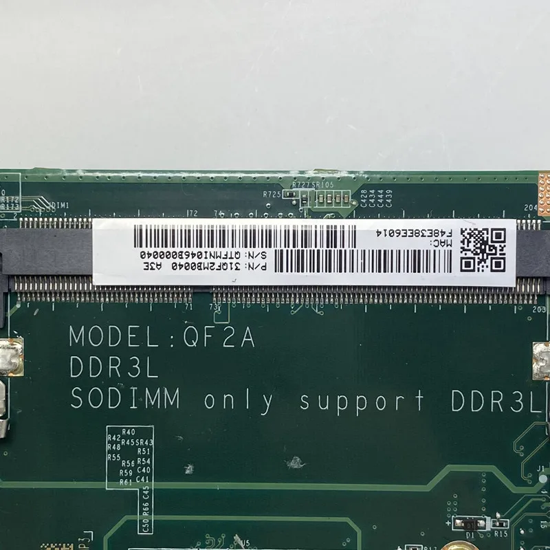 CN-08TF4X 08TF4X 8TF4X Mainboard per Dell Inspiron 20 3043 scheda madre del computer portatile DAQF2AMB6A0 con SR1YJ N2840 CPU 100% completamente testato