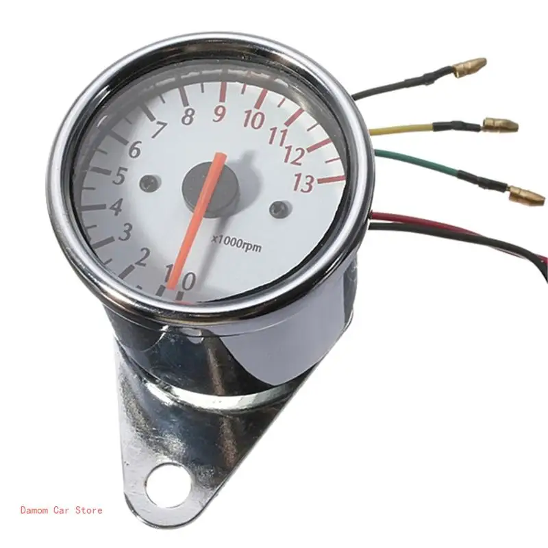 0-13000RPM Tachometer 52mm Auto Car Tacho Gauge Pointers Speedometer 12V Display Tachometer