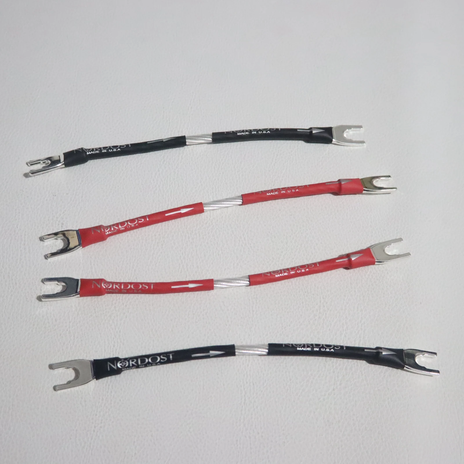 Referensi Tertinggi 4 Buah/Lot Jumper Perak Murni Speaker Binding Post Bridge Wiring Kabel Speaker HiFi Kawat Shigh dan Bass