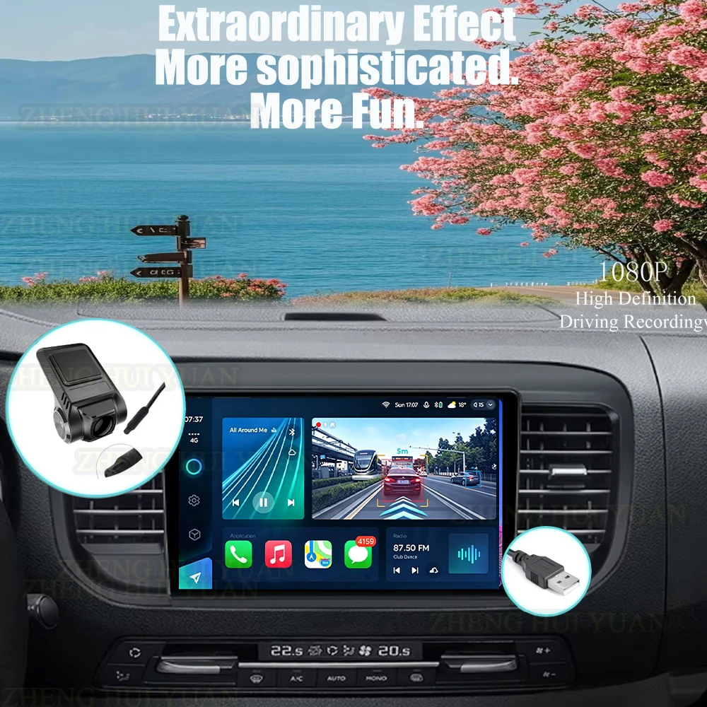Android 15 Carplay For Citroen Jumpy III 3 SpaceTourer 1 For Peugeot Expert 3 2014 2017 2018 - 2021 Car Radio Multimedia Player - view 6
