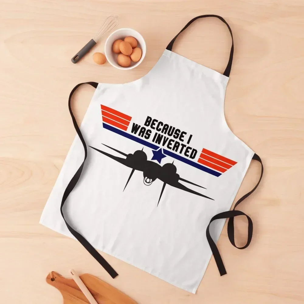 

Top Gun Because I was Inverted Apron bib For Man Haircut Camping Apron