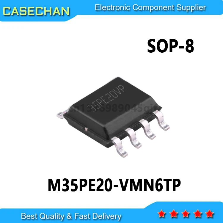 1 buah FLASH 35PE20VP M35PE20-VMN6TP 2Mbit SOP8 256K asli