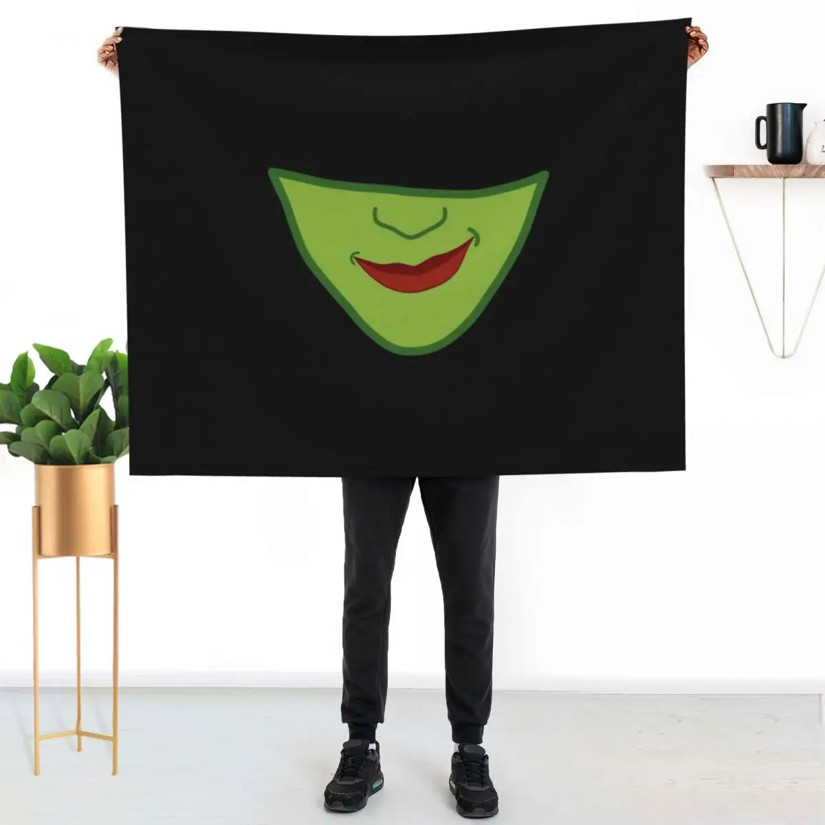 

Elphaba From Wicked The Musical Throw Blanket Stylish Couch Blanket for Home Living Room