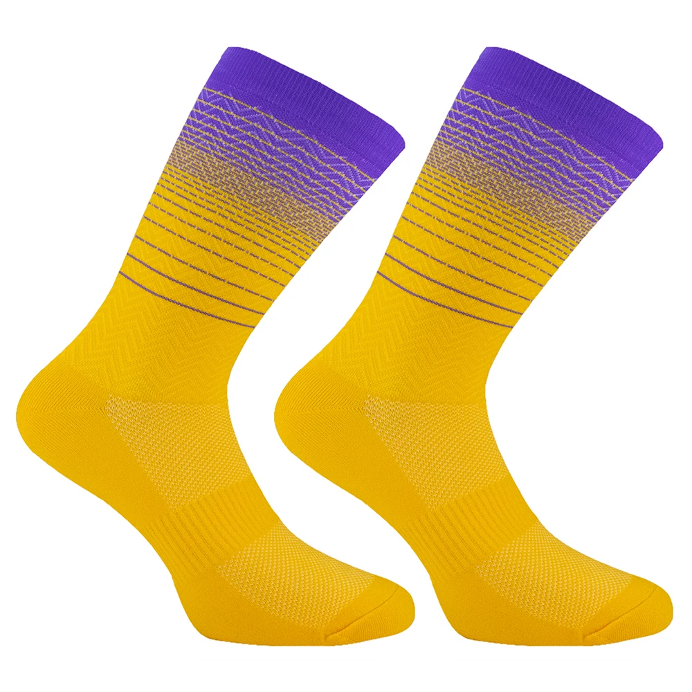 Chaussettes de cyclisme professionnelles pour hommes et femmes, chaussettes de sport de vélo, chaussettes de vélo de route respirantes, chaussettes de course en plein air, 4 couleurs, 2023