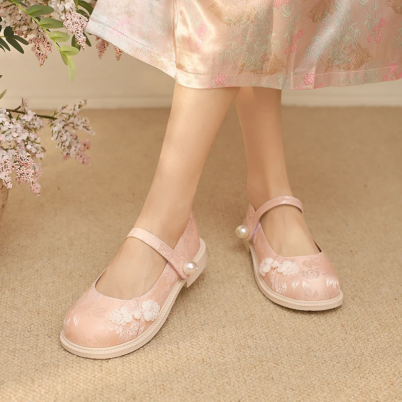 tqbtdl-2025-principessa-stile-etnico-cinese-decollete-ricamati-retro-zeppe-beige-rosa-perline-stringate-hanfu-scarpe-da-festa-per-ragazze-12-y
