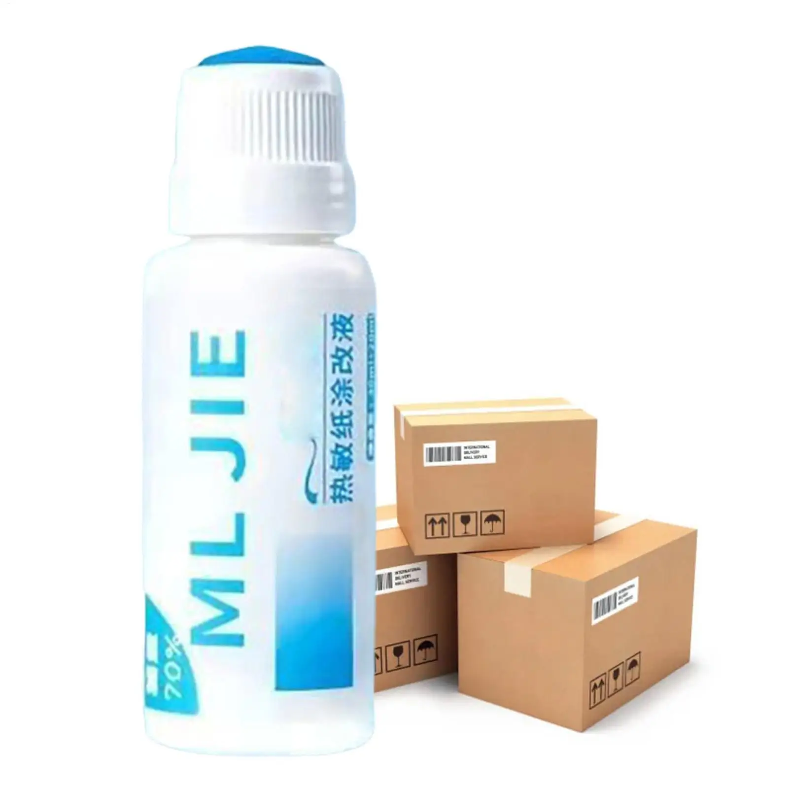 shipping label information erasing pen thermal paper dedicated masking fluid smear address codes stop privacy exposure