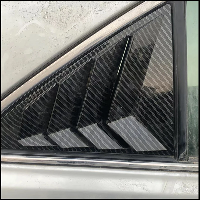 

For Toyota Camry 2007-2017 Sedan Rear Window Blind Shades Louver Frame Molding Cover Sticker Trim Car Styling Auto Accessories