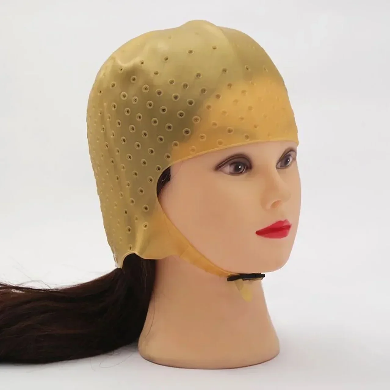 Bonnet de coloration des cheveux en silicone pour barbier professionnel, capuchon à reflets, chapeau de embaupour cheveux, outils de coiffure pour salon de beauté