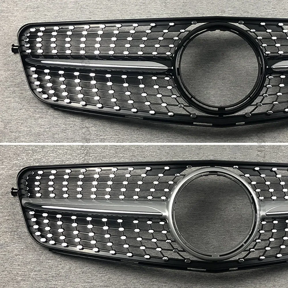 

Parrilla delantera de carreras para Mercedes Benz C W204 2007-2014 C180 C200 C250 C300 C204 S204 Coupe C43 pieza exterior estilo