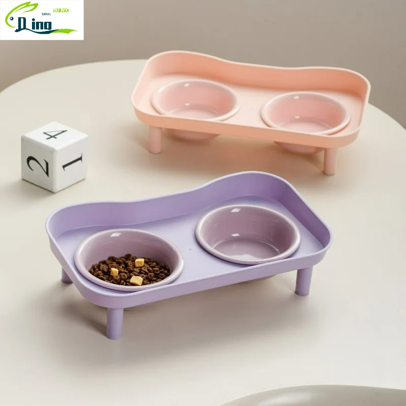 tazon-de-ceramica-para-mascotas-de-color-solido-con-borde-alto-y-soporte-de-plastico-diseno-antideslizante-ideal-para-el-cuidado-del-cuello-de-gatos-y-perros-para-comida-y-agua-accesorios-para-mascotas