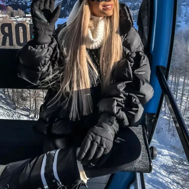 Colletto alla coreana alla moda Giubbotti in cotone Donna Casual Manica lunga Tinta unita Capispalla morbido Elegante cerniera Cappotti imbottiti a rombi