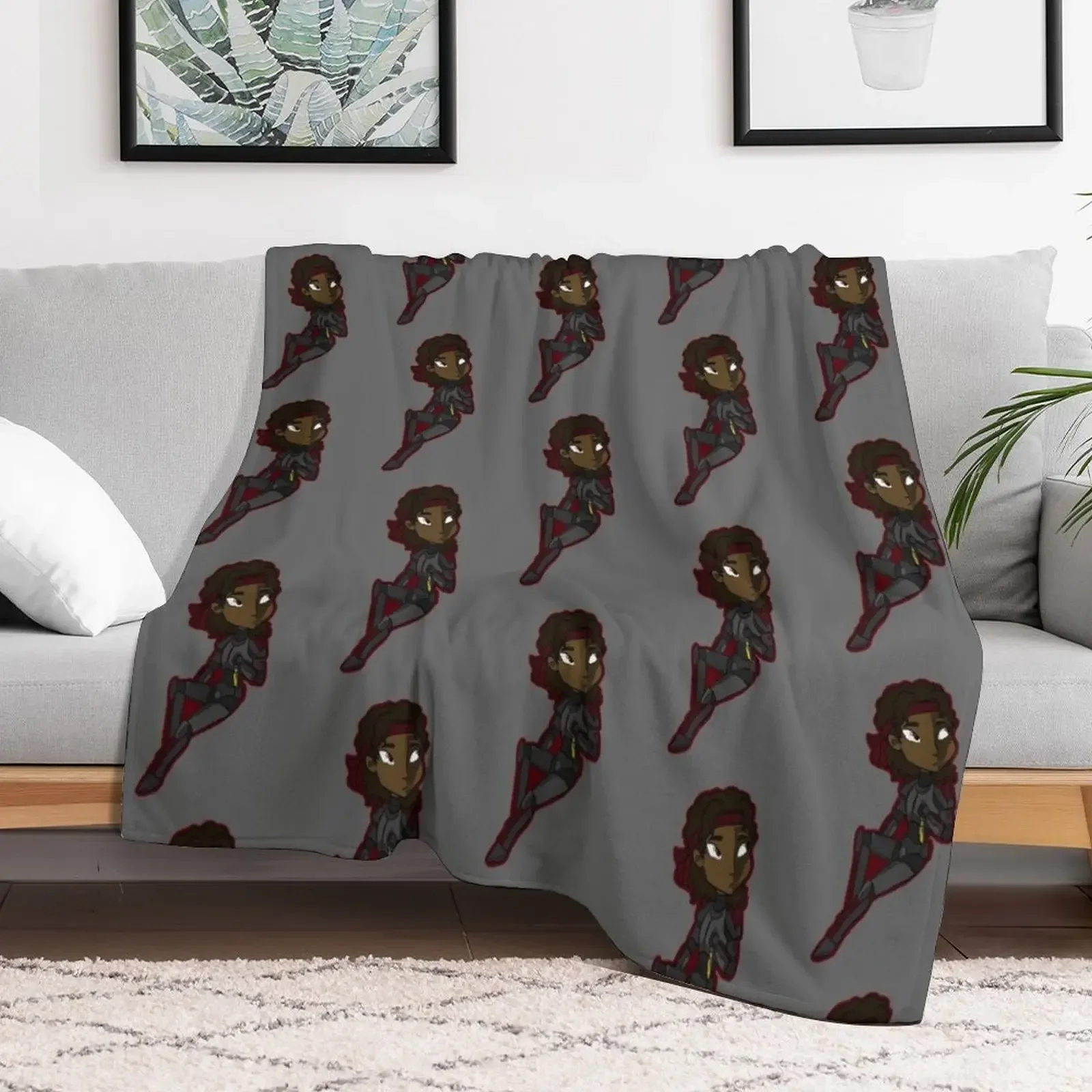 

Chibi Hunter Throw Blanket Blankets For Baby Weighted For Baby Blankets