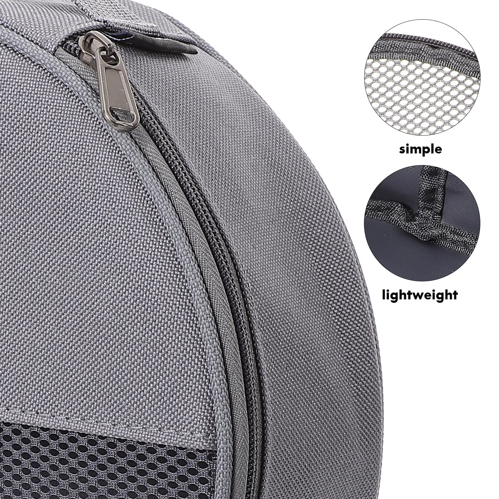 

Outdoor Tableware Bag Spacious Oxford Cloth Camping Storage Organizer Mesh Grid Round Plate Container For Picnic Camping