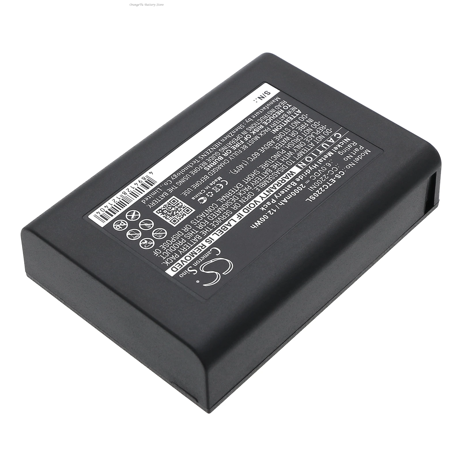 Replacement 6V 2000mAh Wireless Headset Battery CC-2200NI for Eartec Comstar Com-Center Base Statio