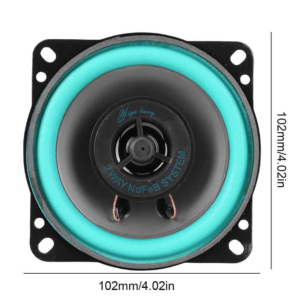 1 Piece 4/ 5/ 6 Inch 100W/160W Universal Car Speakers Car HiFi Coaxial Speaker Car Audio Music Stereo Full Range Speakers